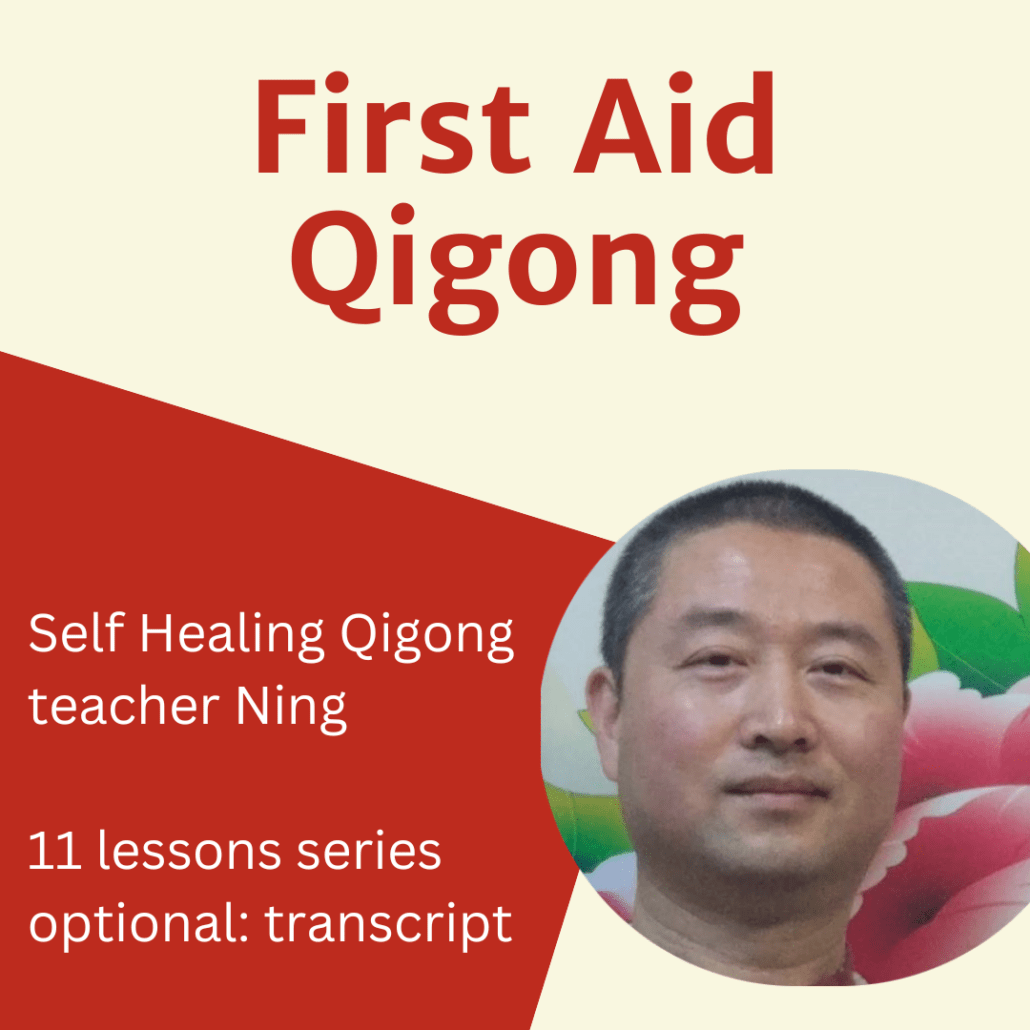 First Aid Qigong First Aid Qigong teacher Bartel Ning