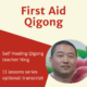 First Aid Qigong teacher Bartel Ning